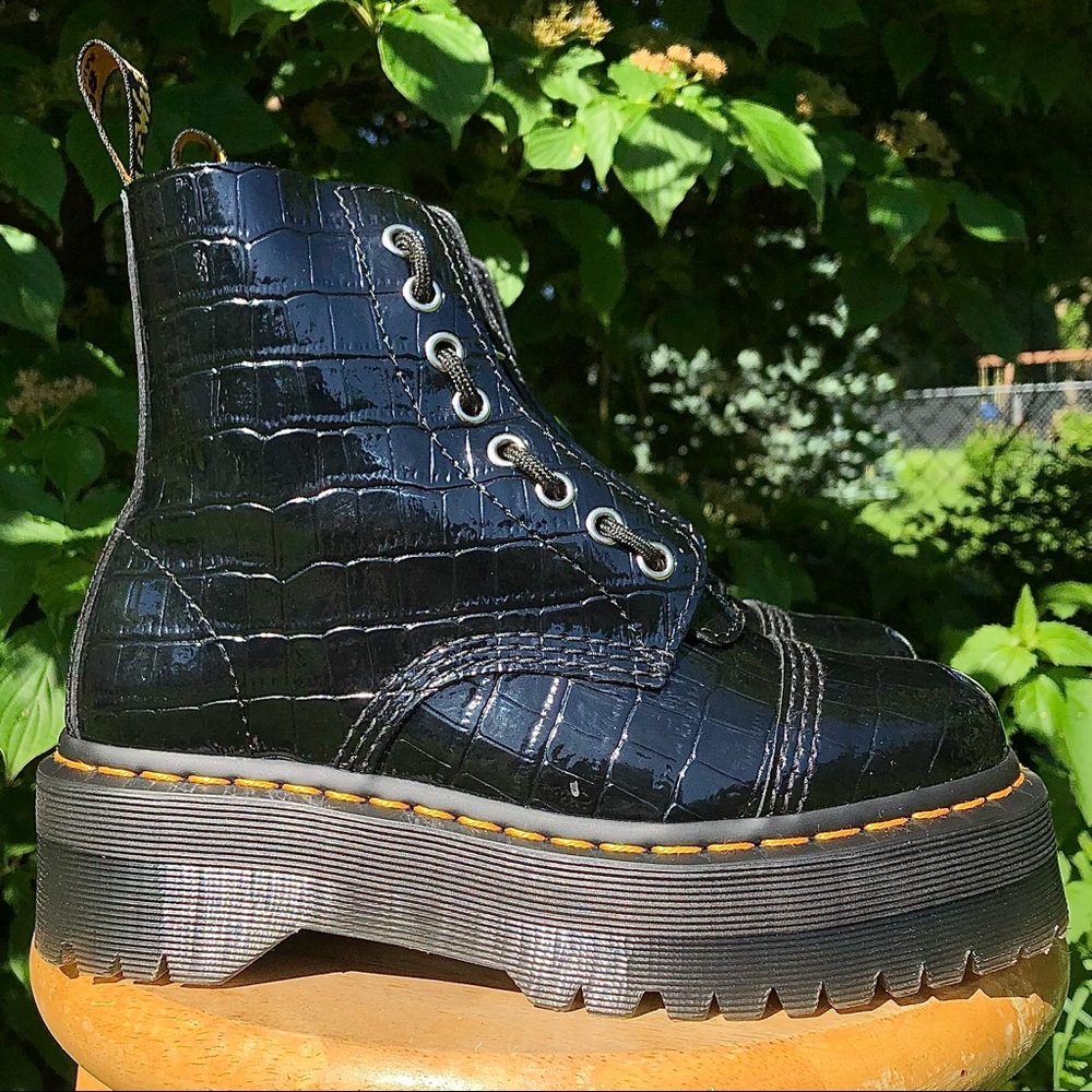 Dr. Martens Sinclair Croc Embossed Boots